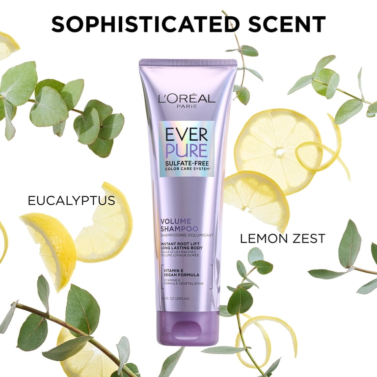 L'Oréal Paris EverPure Volume Sulfate Free Shampoo, 8.5 oz photo 4
