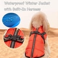 thumbnail image 6 of Dog Winter Coat, 3 in 1 Winter Jacket for Dogs, Furry Dog Jacket with Harness, Waterproof Windproof DogSnow Jacketwith Zipper, for Small Medium Large Dogs/Cats (Blue,5XL), 6 of 9