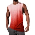thumbnail image 2 of Jaunzuar Tank Tops Men Workout Muscle Crew Color Sleeveless Shirts Casual Summer Hiking Tank Top, S-2XL, 2 of 5