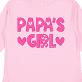 thumbnail image 4 of Inktastic Papa's Girl Girls Long Sleeve Toddler T-Shirt, 4 of 5