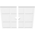thumbnail image 2 of 28"OD x 3"ID x 9 3/4"C x 1"P Rubik Architectural Grade PVC Contemporary Ceiling Medallion, Two Piece, 2 of 11