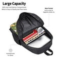 thumbnail image 3 of Easygdp Shiba Inu Dog And Flower Mochila de Gran Capacidad Minimalista Ideal para Escuela, Viajes y Uso Diario, 3 of 6