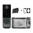 thumbnail image 1 of TUYA Fingerprint Magnetic Card Password Key Remote Unlock Courtyard Apartment Outdoor Waterproof Smart Door Lock ,More Secure, 1 of 5