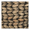 thumbnail image 5 of mDesign Small Hyacinth Round Natural Woven Garbage Wastebasket Trash Can, Black, 5 of 5