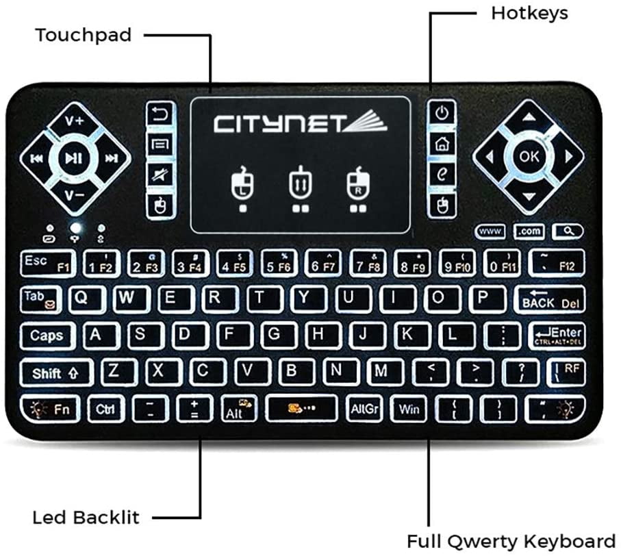 citynet mini wireless keyboard