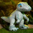 thumbnail image 3 of Jurassic World Large 11.5-inch Blue Plush Stuffed Animal, Dinosaur, Kids Toys for Ages 3 up, 3 of 8
