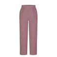 thumbnail image 6 of Elvqul Mens Pants Big and Tall Mens Straight Leg Trousers Yoga Pants Relaxed Fit Casual Classic Fit Solid Pockets, 6 of 7