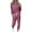 Wine, variant on NSLGXD Womens Plus Size 2 Piece Outfits Lounge Stripe Round Neck Long Sleeve Sweatshirt Drawstring Elastic Waist Jogger Sweatpants Y2K Tracksuit Sweatsuit Set Fall Clothes