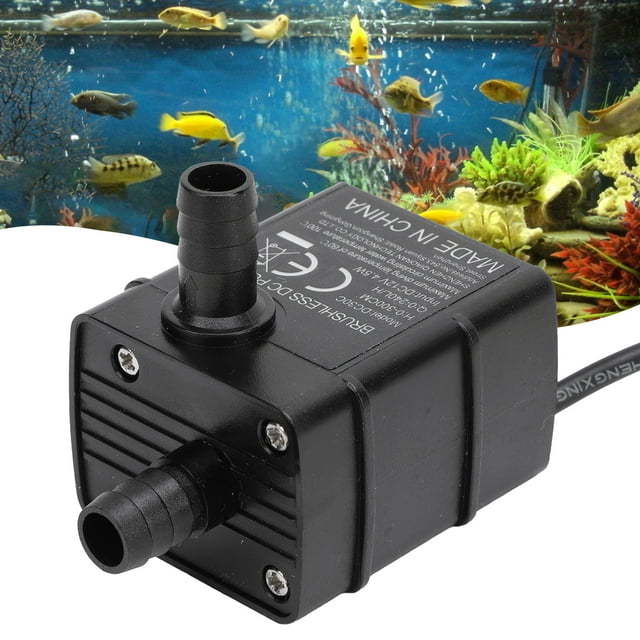 Water Fountain Pump, Detachable DC 12V Submersible Pump for Fish Tank