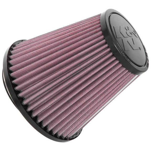 K&N Universal Clamp-On Air Filter: High Performance, Premium, Replacement Filter: Flange Diameter: 3.25 In, Filter Height: 5.4375 In, Flange Length: 0.78125 In, Shape: Round Tapered, RU-1637