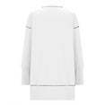 thumbnail image 6 of Kaemgyyd Oversized Sweatshirt for Women Crewneck High Low Hem Tunic Tops Long Sleeve Fall Pullover Trendy Clothes, 6 of 7