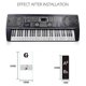 thumbnail image 3 of 88 Keys 61 Keys 54 Keys Transparent Piano Keyboard Stickers Electronic Keyboards Stickers Tabs Musical Notes Key Stickers, 3 of 5