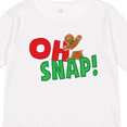 thumbnail image 4 of Inktastic Oh Snap Broken Gingerbread Boys or Girls Long Sleeve Toddler T-Shirt, 4 of 5