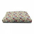 thumbnail image 3 of Space Pet House, Geometric Grid Design with Stripes Dots Retro Background Robot Pattern, Outdoor & Indoor Portable Dog Kennel with Pillow and Cover, 5 Sizes, Multicolor, by Ambesonne, 3 of 4