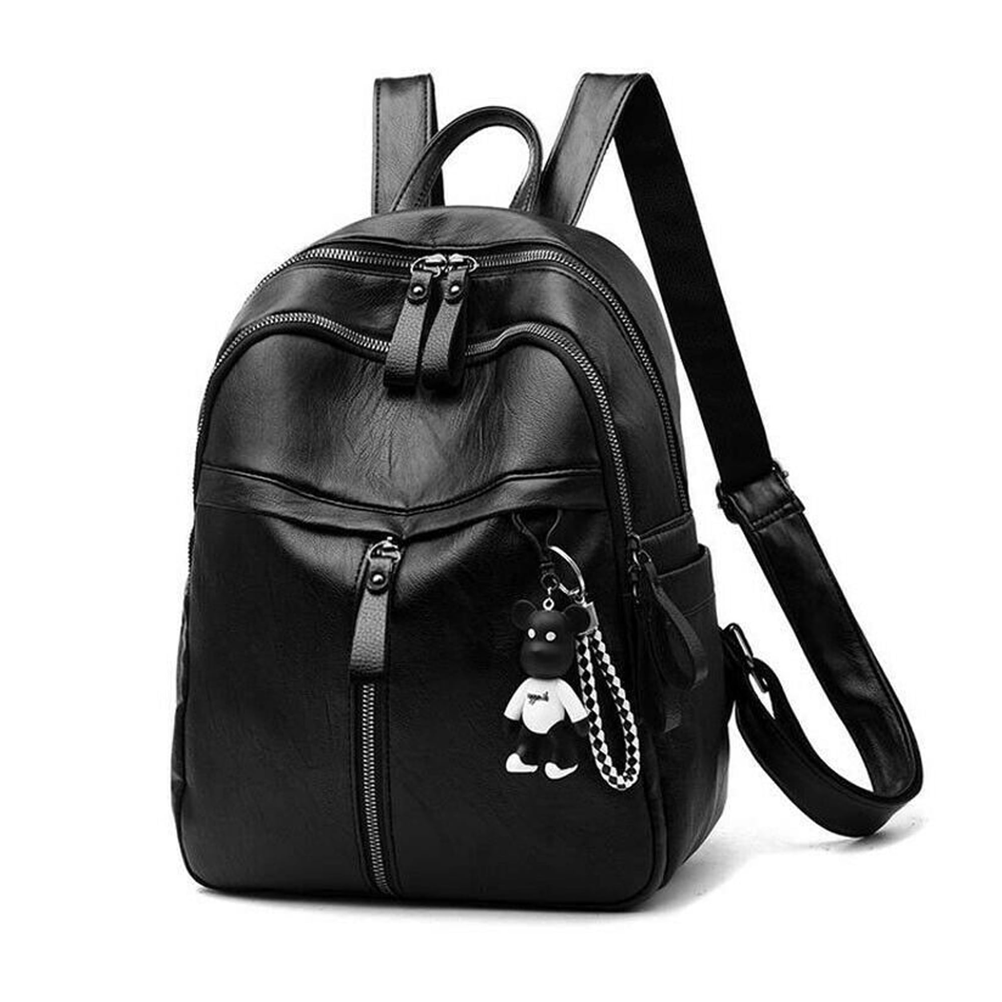 heaven2017 Black Oxford Cloth Rivets Travel School Campus Backpack for Women