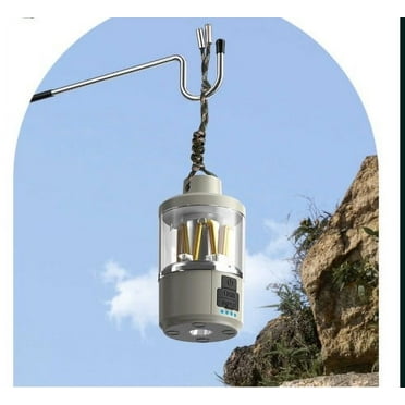 Outdoor Camping Light With Built-in Large Capacity Warm White Tent Light Multifunctional Outdoor Camping Light Garden Decor