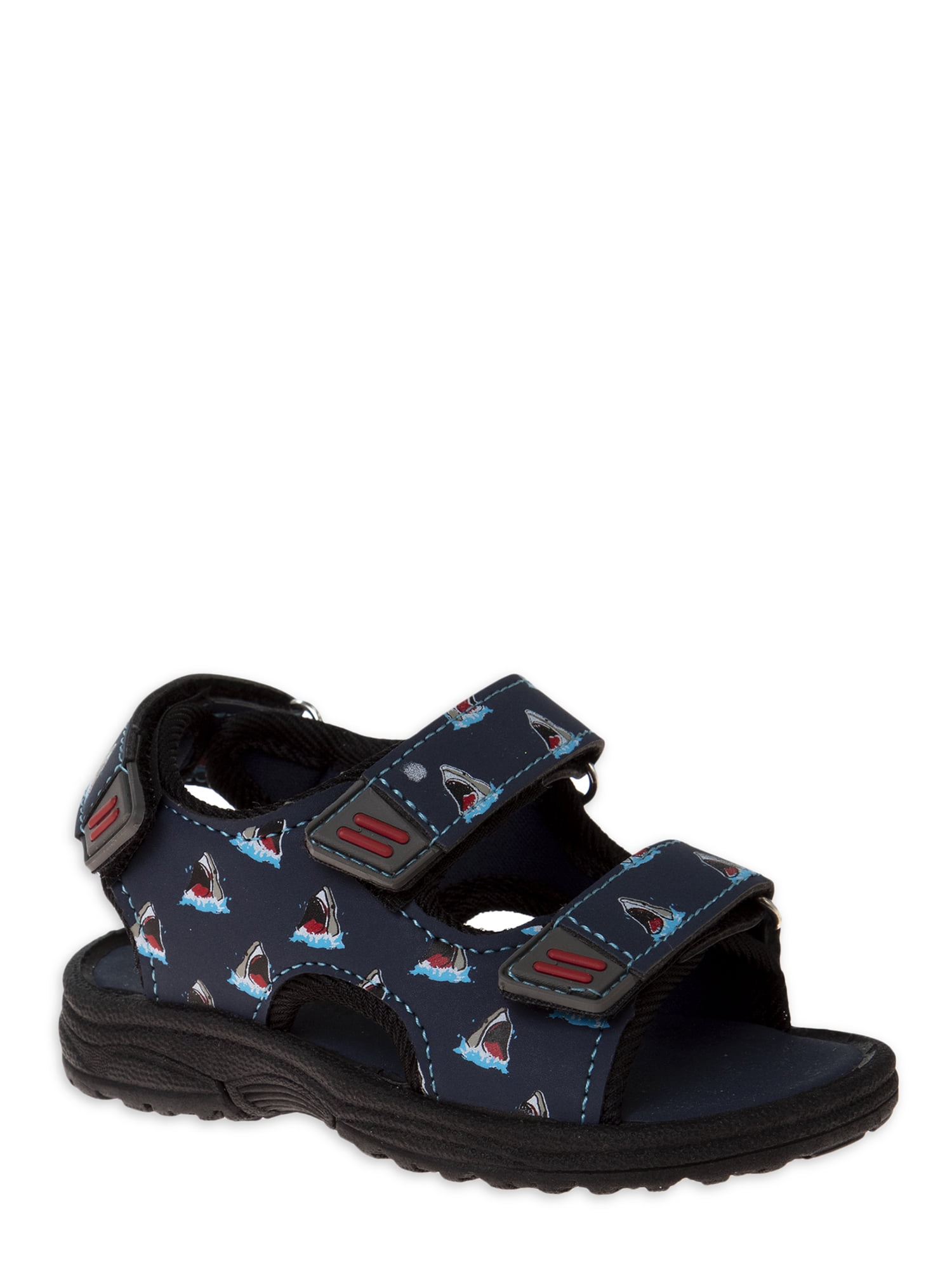 Rugged Bear Toddler Shark Print Sandals, Sizes 5-10