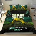 thumbnail image 1 of Breaking Bad Conjunto de sábanas temático, trío de piezas, cómodo y amigable con la piel, diseño único, regalo de decoración para el hogar para familiares, amigos y fans,140cm *210cm, 1 of 6