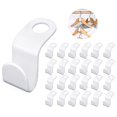 thumbnail image 1 of 50 Pcs Clothes Hanger Connector Hooks, Space Saving Clothes Hook Multi-layer Stackable Hanger For Wardrobe Cabinets, 1 of 2