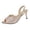 Pink, variant on Metallic Sparkly Rhinestones Stiletto Slingback Dressy Sandals for Women Bride Wedding Elegant Peep Toe Slip on High Heels Summer Dress Pumps Blue Size 6.5