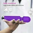 thumbnail image 2 of Sihohan Percussion Mini Handheld Electric Personnal Massager Wand Rechargeable&Waterproof Handheld Deep Tissue Neck Back Massager for Shoulder, Leg, Calf, Foot, Muscle, and Back Pain Relief(Purple), 2 of 6