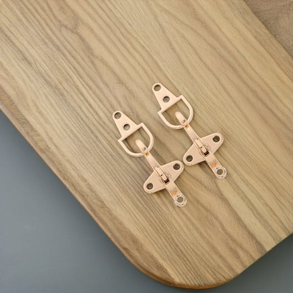 Soimiss 2Sets Golden Alloy Clothing Belt Buckles Metal Toggle Clasps for Coats Sweaters Backpacks