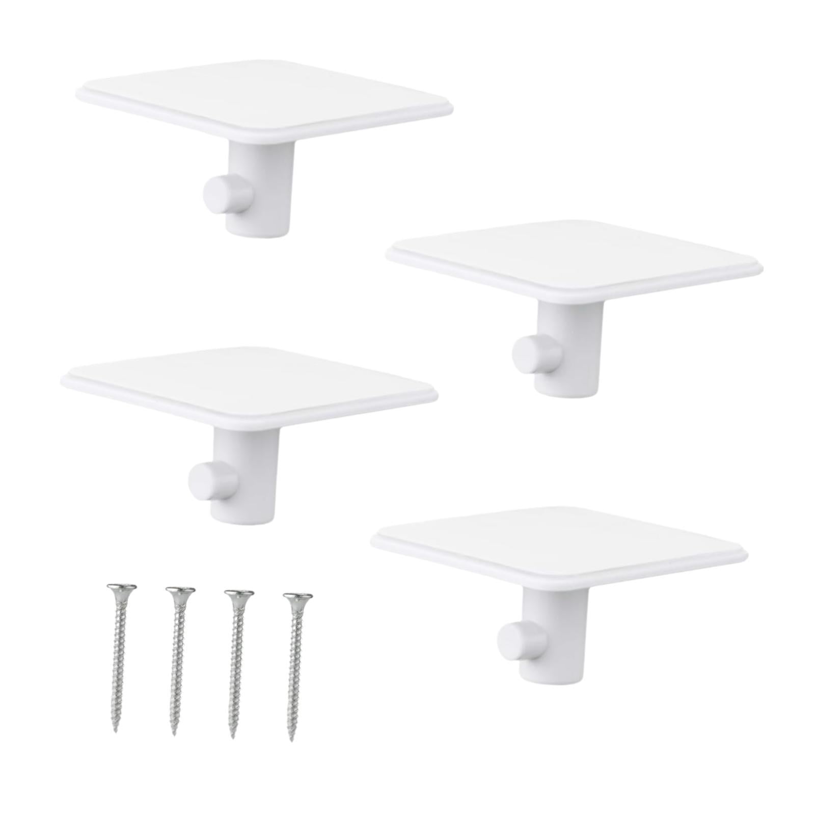 Luzkey 4 Pieces Stand Mixer Attachment Holders Mixers Attachments Organizer with Screws Convenient Parts Kitchen Accessory Organizer