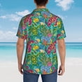 thumbnail image 6 of Daiia Turtles Hawaiian Shirt for Men Gentle Cotton Regular Short Sleeve Casual-XX-Large, 6 of 9