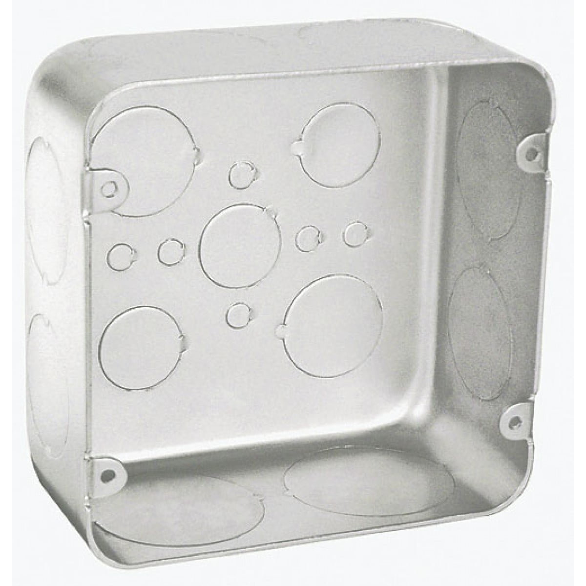 1 Pc, 411/16 Chicago Plenum Air Tight Junction Box, 21/8 In. Deep, (4
