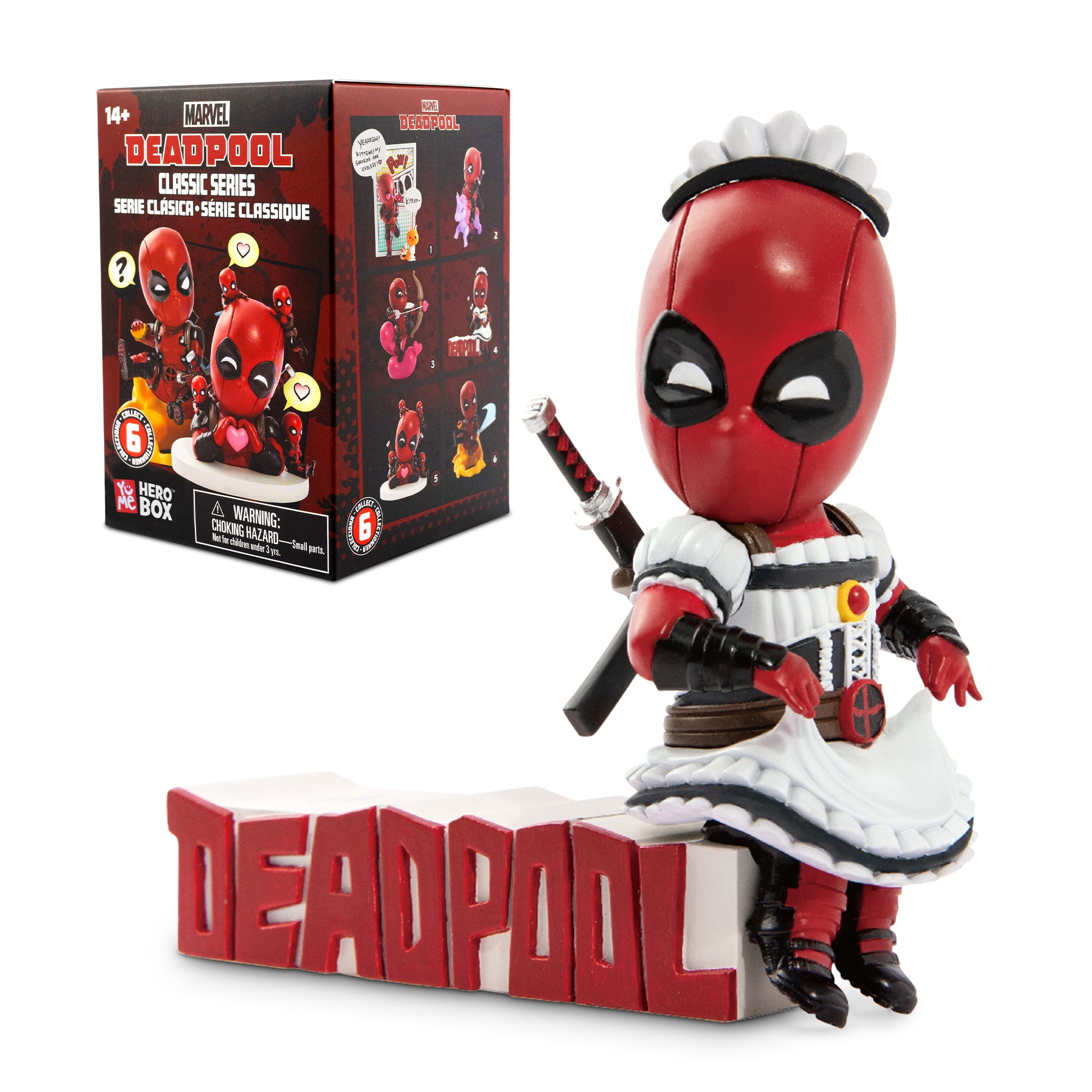 YuMe Hero Box Deadpool - Classic Series (6 Pack) - Walmart.com