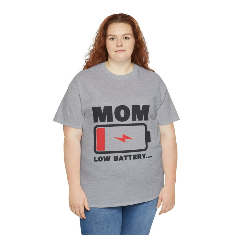 Womens Womens Mom Shirt Funny Battery Low Funny Empty Tired Mother Womens Womens Mom Shirt Funny Battery Low Funny Empty Tired Mother