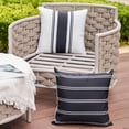 thumbnail image 2 of Outdoor Pillow Covers 18x18 Inch Set of 4 Waterproof Modern Geometry Throw Pillows Outdoor Summer Waterproof Decor for Patio Funiture Garden Polyester Cushion Covers 013A, 2 of 5