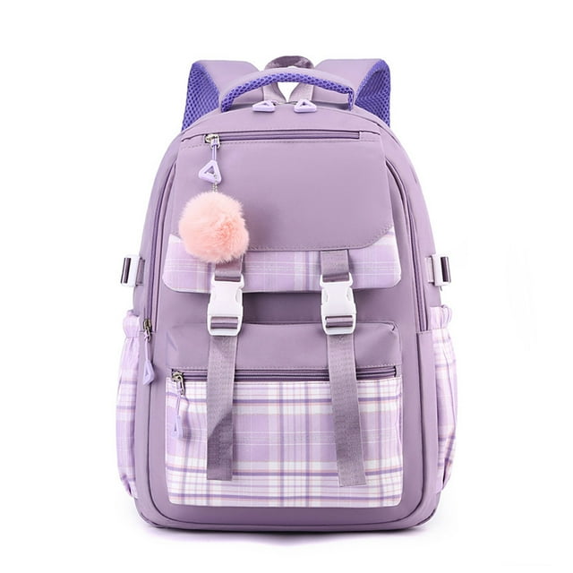Transemion Fashionable School Bag On Suitcase Travel Exquisite Rucksack Women Double Safety Straps Bags Small Fresh For Pairing 2