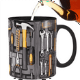 thumbnail image 6 of Funny Coffee Mug Ceramic Cup for Mechanics Toolbox Beer, Whiskey, Wine, Water,Juice, 6 of 7