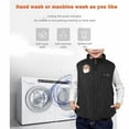 thumbnail image 5 of Mikilon Children Heated Vest Size 6-13 Years USB Intelligent Constant Temperature 13 Heating Zone Warm Jackets, 5 of 9