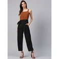 thumbnail image 4 of Zima Leto Women's Brown Animal Print Jumpsuit, 4 of 8