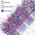thumbnail image 6 of Patriotic Body Glitter Stick, Face Glitter, Red White and Blue Glitter Stick, 4th of July Decorations, 4th of July Outfits for Women, Hair Glitter for Kids, Independence Day Glitter Makeup(xxw), 6 of 7