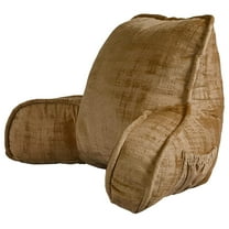 Brown Velvet Bed Rest Pillows