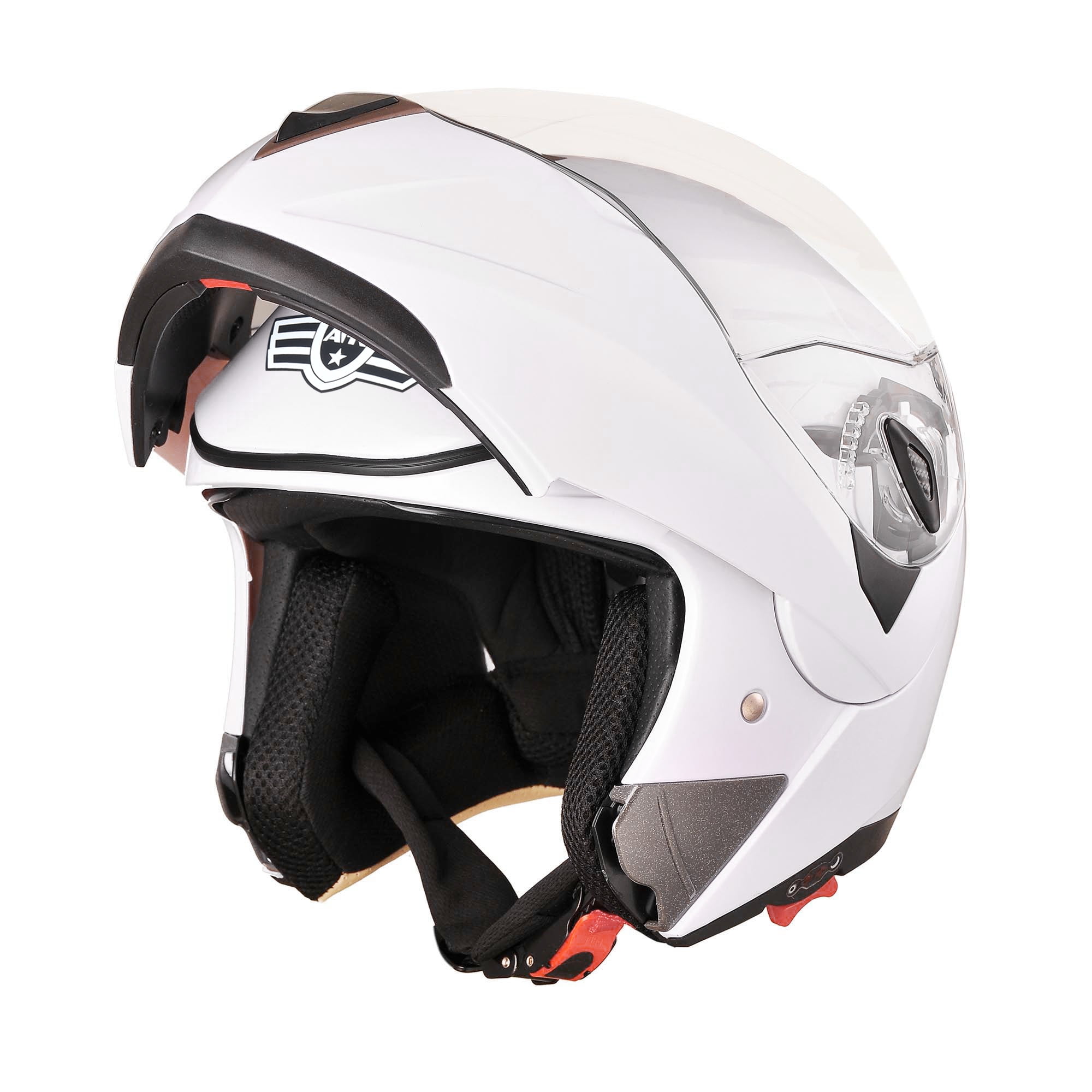 DOT Motorcycle Adult Dual Visor Modular Full Face Helmet Dirt Bike Street Racing 
