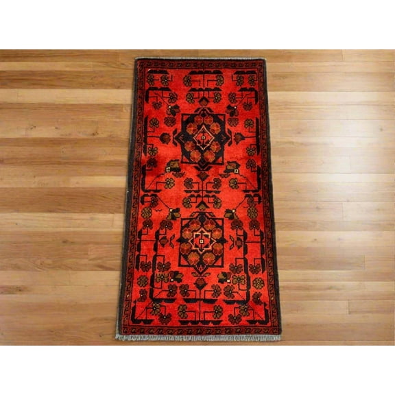 2 X 4 Khall Tribal Handmade Wool Rug # 12400