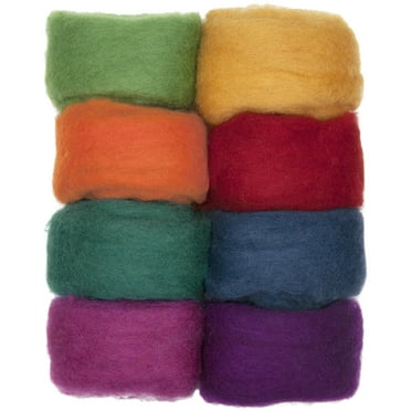 Dimensions® Needle Felting Wool Rovings - Rainbow