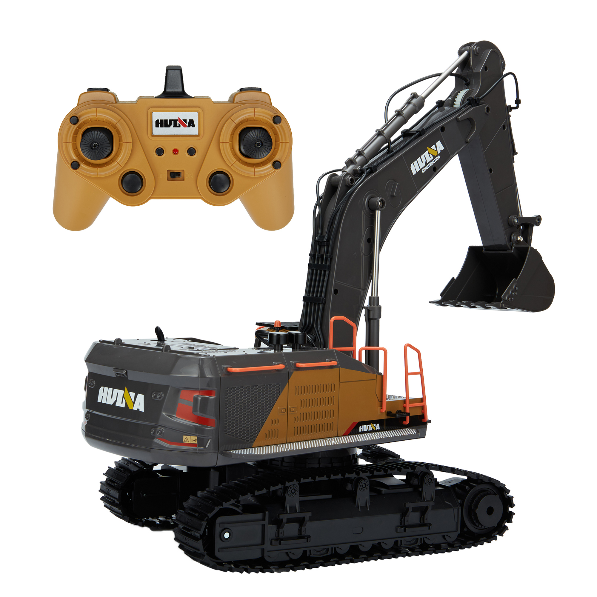 RC Excavator Truck, 2.4Ghz 22 Channels RC Engineering Vehicle Excavator, 1:14 Mini RC Truck Rechargeable Simulated Vehicle with Remote Controller Kids For Boys Birthday  Toy - image 1 of 8