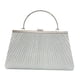 thumbnail image 5 of Bolso de mano de noche con bolso de hombro con correa de cadena para bodas en la calle, citas y vacaciones Plata, 5 of 8