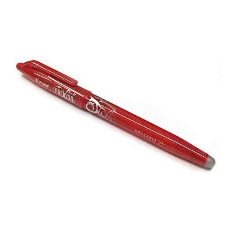Pilot FriXion Erasable Gel Ink Pens in Red - Fine Point - Pack of 3 wi -  Goldspot Pens