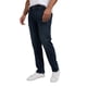 thumbnail image 2 of Jeans IZOD para hombre, corte recto, estilo clásico con 5 bolsillos, azul oscuro, 2 of 7