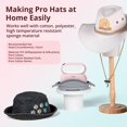thumbnail image 3 of Máquina prensadora de sombreros HTVRONT Heat Press Heat para gorras, color rosa, 3 of 8