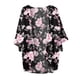 thumbnail image 3 of Puntoco Cárdigan de manga abombada con estampado floral para mujer, blusa informal holgada, tops de moda Puntoco Puntoco-1, 3 of 3