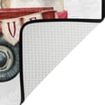 thumbnail image 5 of Dreamtimes Valentine Gnome Red Truck Non-Slip Area Rug 72"x48", Watercolor Cute Soft Non Slip Washable Floor Mats for Indoor Front Porch,Living Room, Bedroom,Kitchen, 5 of 5
