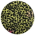 thumbnail image 3 of Leopard Print Pattern Floral Medallion Round Rug - Small Round Area Rug, Soft Non-Slip Machine Washable Bedroom Mat Indoor Accent Entry Carpet for Office Desk Dorm Hallway, 3 of 6