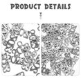 thumbnail image 4 of EeaseCA 100Pcs Small 2023 Charms Jewelry Making Pendant for Bracelet Necklace Earrings Key Chain, 4 of 8